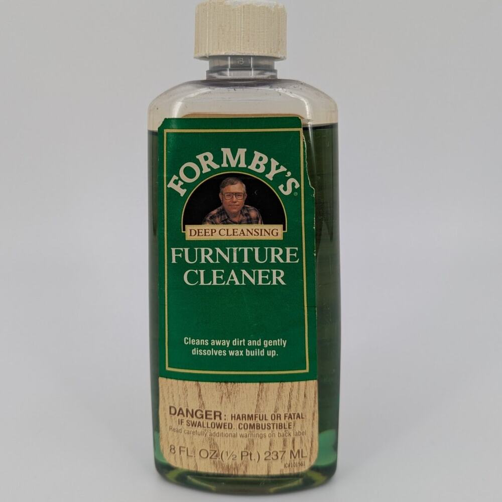 Formby's Deep Cleansing Furniture Cleaner 8oz Vintage Discontinued 87% Full
